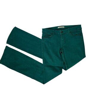 RICH & SKINNY JEANS GREEN DENIM STRETCH STRAIGHT LEG SIZE 28